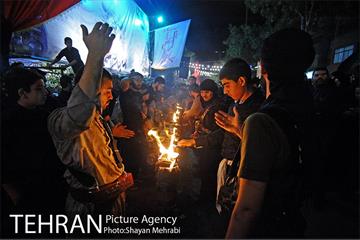 مشعل‌گردانی در دولت آباد تهران 18