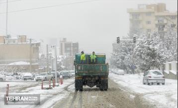 بارش برف زمستانی در تهران 33