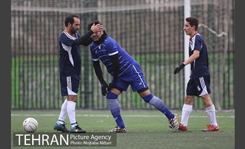 دیدار تیم‌های پیشکسوتان استقلال و خبرنگاران دیدبان