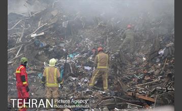 سومین روز عملیات امداد ونجات حادثه پلاسکو -3 10