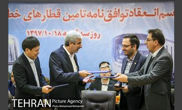 امضا قرارداد خرید ۳۷۶ واگن مترو 22