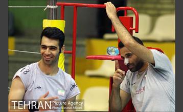 تمرین تیم ملی والیبال زیر نظر سرمربی جدید مونته نگرویی