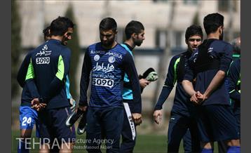اخرین تمرین تیم فوتبال استقلال تهران در سال 95