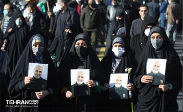 مراسم تشییع پیکر ۱۵۰ شهید گمنام در تهران 7