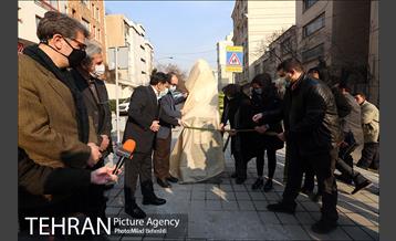 آیین پلاک کوبی خیابان و رونمایی از سردیس منصور پورحیدری‎ 17