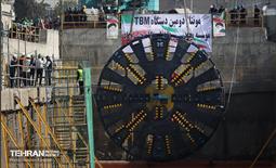 مونتاژ قطعه اصلی دومین دستگاه TBM خط 10 16