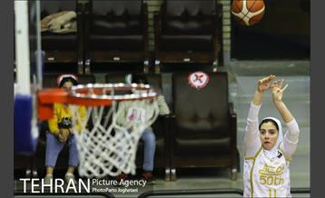 دیدار بسکتبال زنان  مهرام و گروه بهمن تهران 2