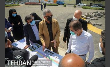 بازدید مدیران شهری تهران از پروژه باغ راه حضرت فاطمه(س) 8