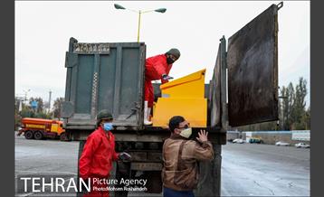 مانور خودرویی عملیات برف روبی شهرداری تهران 25