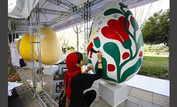 جشنواره تخم مرغ رنگی در باغ شهدا 19