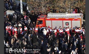 نظافت و پاکسازی مسیرهای مراسم تشییع پیکر سردار قاسم سلیمانی  3