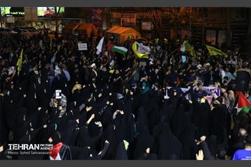 تجمع مردمی در محکومیت فاجعه بیمارستان شفا غزه 11