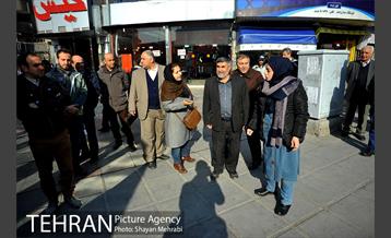بازدید مدیر عامل متروی تهران از پروژه ایستگاهی میدان ولیعصر 2