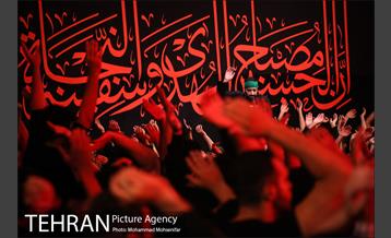 عزاداری سیاه پوشان در هیئت ریحانة الحسین  15