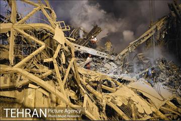 امداد رسانی شبانه در حادثه پلاسکو 29