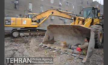 ششمین روز آواربرداری ساختمان پلاسکو -2 5