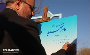 آیین رونمایی از المان مادر شهید 2