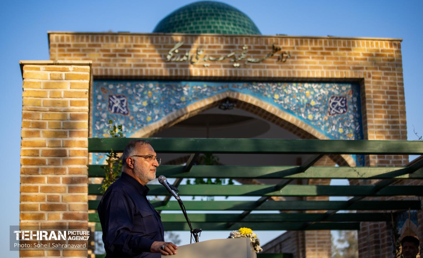 مراسم رونمایی از بنای یادبود شهید سیدعلی اندرزگو