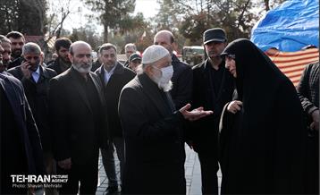 مراسم تشییع مرحوم محمدهادی چمران برادر مهدی چمران 45