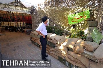 نمایشگاه دفاع مقدس در میدان بهارستان 50
