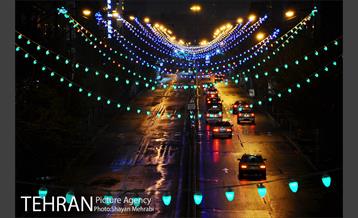 آذین بندی خیابان ولیعصر(عج) به مناسبت عید نیمه شعبان 13