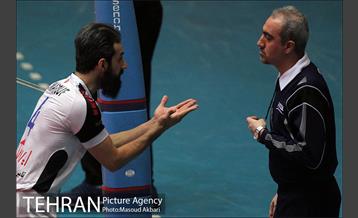 دیدار تیم های والیبال پیکان تهران و سایپا تهران