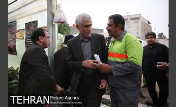 حضور سیدمحمدعلی افشانی شهردار تهران در جمع نیروهای خادم الحسین(ع) در شهر کربلا 10