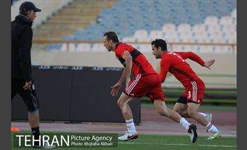 تمرین تیم ملی فوتبال ایران با حضور لژیونرها 9