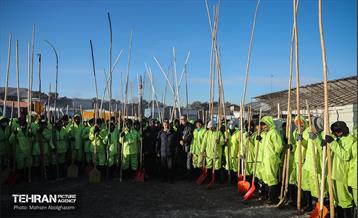 مانور برف‌‍‌روبی منطقه 4 شهرداری تهران 11