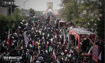 تشییع شهدای اقتدار ملی در تهران 3