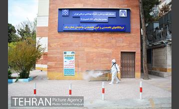 ضدعفونی بیمارستان های امام خمینی(ره) و طالقانی 15