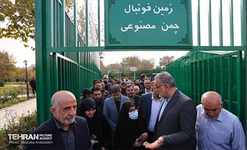 آیین بهره برداری از پروژه های مناسب سازی معابر و فضاهای عمومی 13