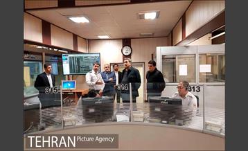 بازدید دکتر حناچی سرپرست شهرداری تهران از ستاد فرماندهی سازمان آتش‌نشانی 10