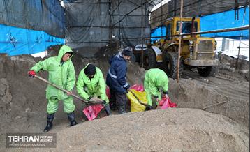 عملیات برف‌روبی در پایتخت 18