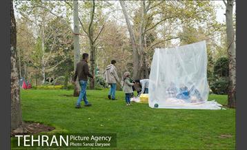 روز طبیعت بارانی در بوستان ملت 11