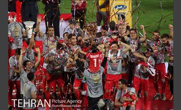 جشن قهرمانی تیم فوتبال پرسپولیس