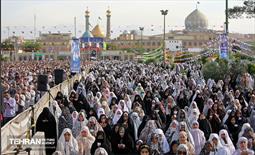 اقامه نماز عید فطر در حرم حضرت عبدالعظیم حسنی(ع) 23