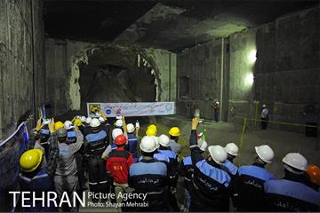 مراسم ورود ماشین حفاری(TBM) به ایستگاه مترو امیرکبیر در خط 6 متروی تهران 17
