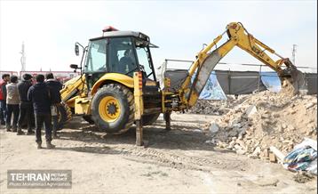 تمرین سراسری زلزله در بوستان ولایت 44