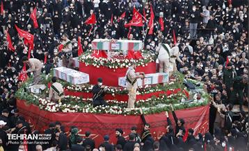 تشییع پیکر شهدای مدافع حرم  13