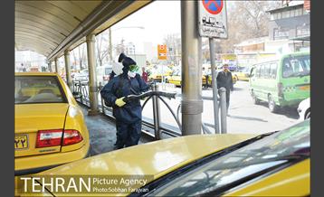 ضدعفونی معابر سطح شهر  14