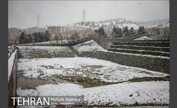 بارش نخستین برف پاییزی در تهران 5