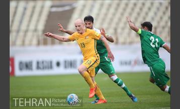 دیدار دو تیم فوتبال عراق و استرالیا