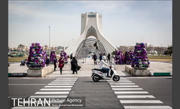 آماده سازی میدان آزادی در آستانه نوروز ۹۸ 1