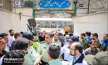 آغاز عملیات ساماندهی منطقه امامزاده داوود(ع) پس از سیلاب 6