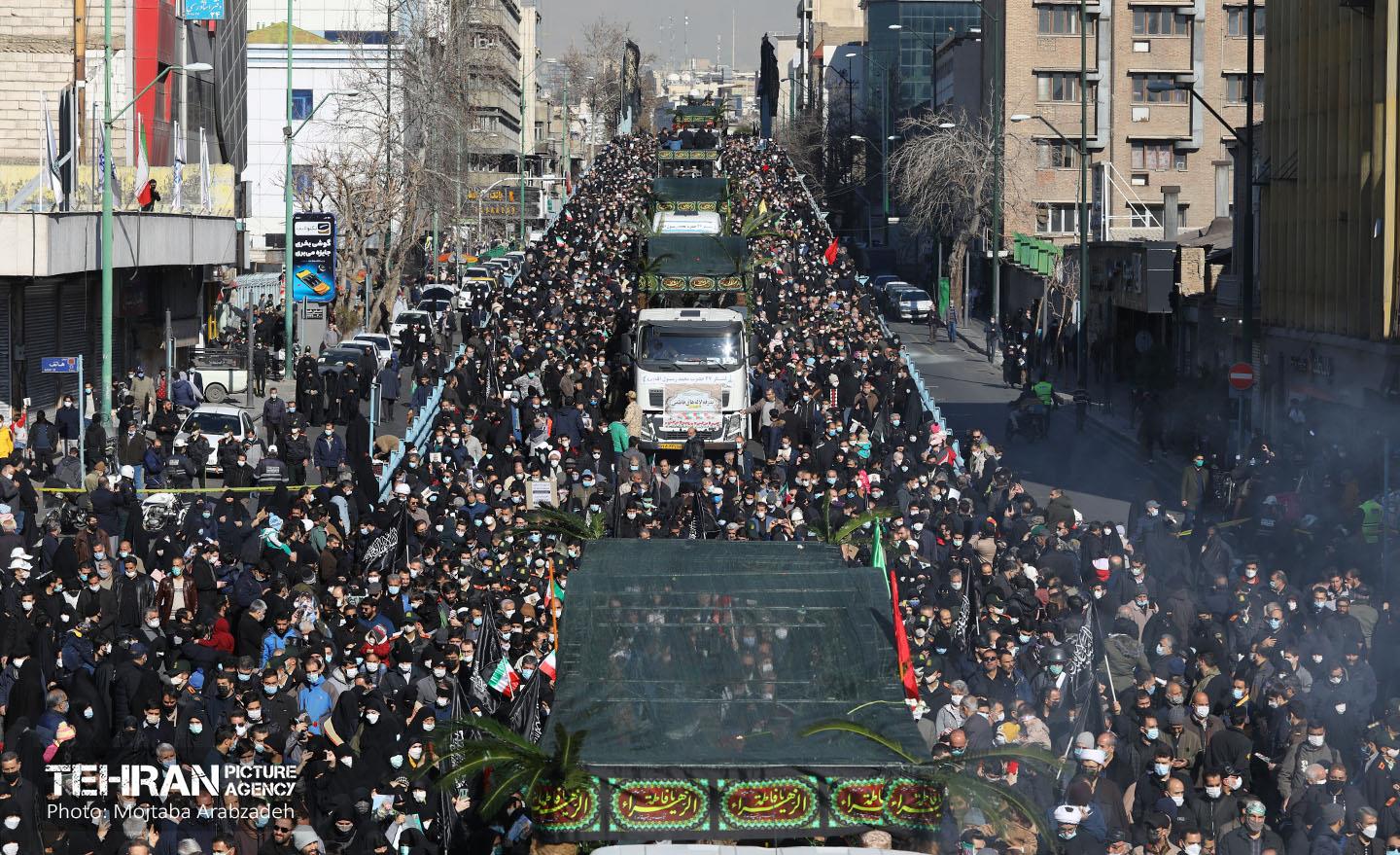 مراسم تشییع ۱۵۰ شهید گمنام در تهران 14