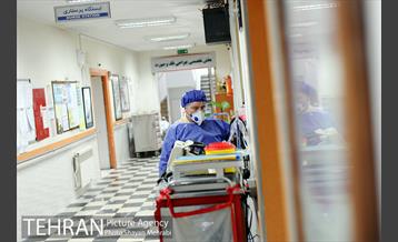 بخش بیماران کرونایی بیمارستان بوعلی 33
