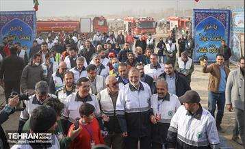 تمرین سراسری زلزله در بوستان ولایت 26