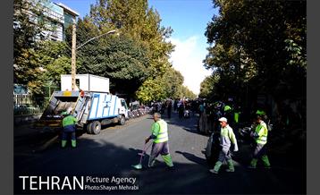 خدمات شهرداری تهران در مراسم پیاده روی جاماندگان حسینی (ع) 13