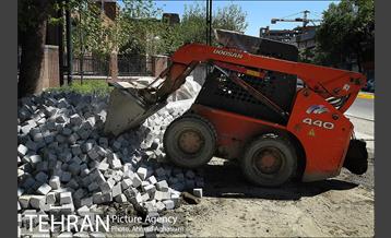 خیابان سی تیر، سنگ فرش می شود  1